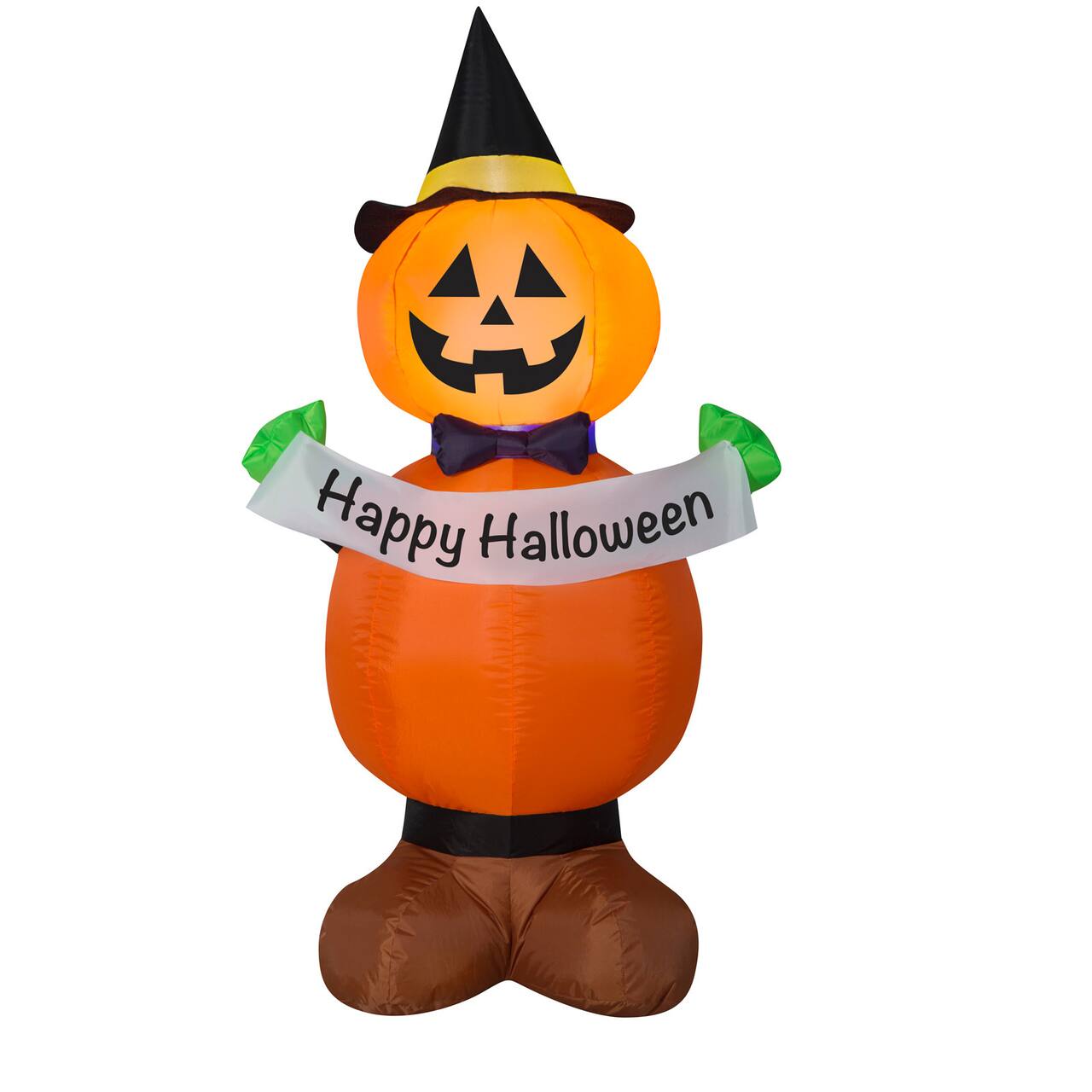 4ft. Airblown® Inflatable Halloween Jack-O'-Lantern Stack with Banner